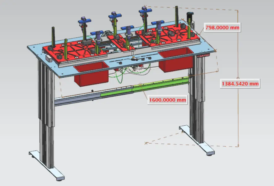 3D Model of Assembly Table Design